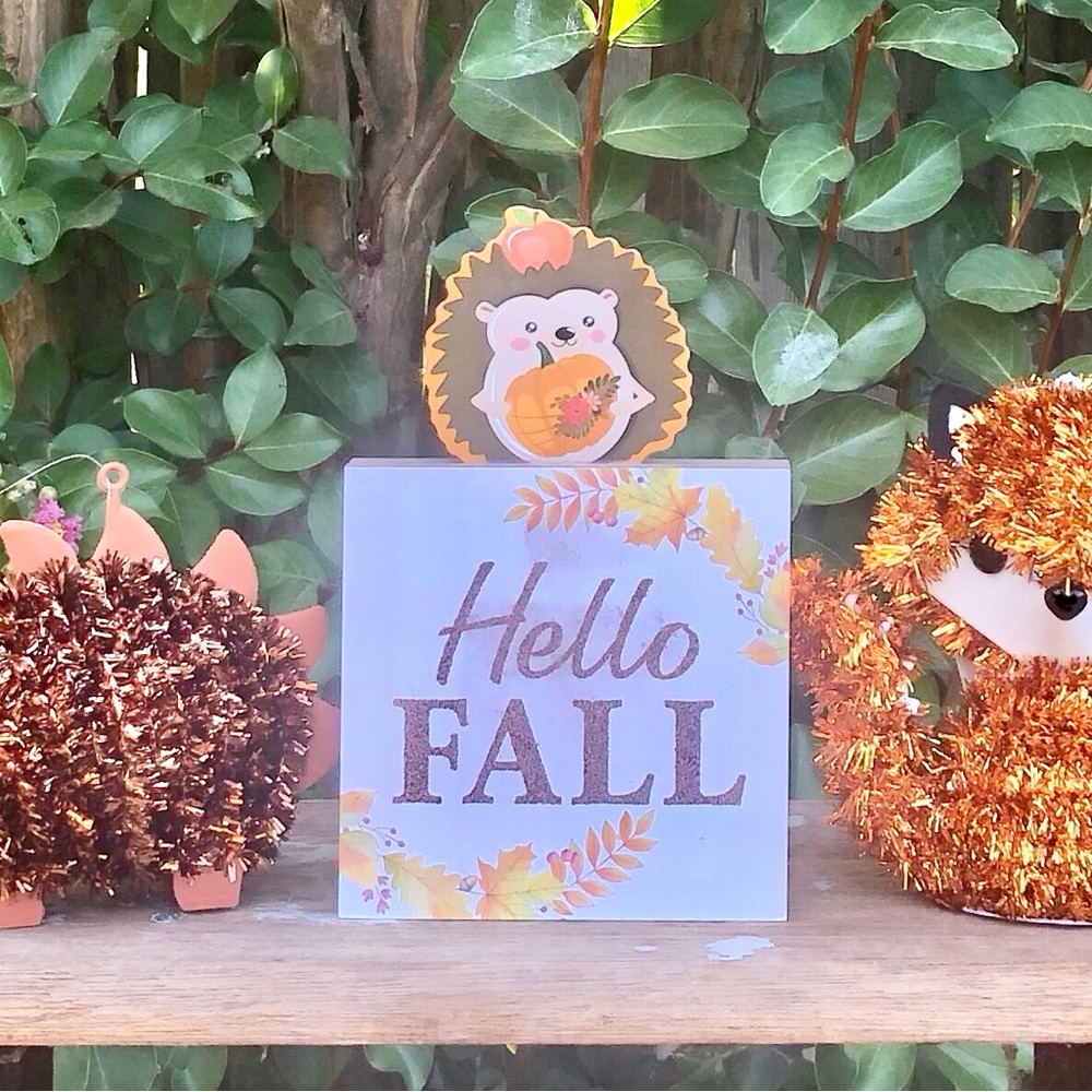 Autumn/Fall Tabletop Home Decor 3 pc Set - Picture 3 of 4